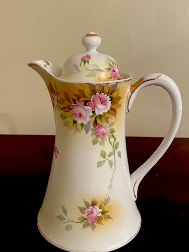 Antique chocolate pot lid - pot,