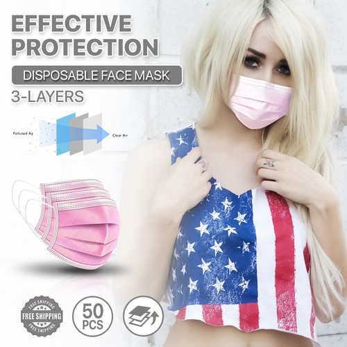Pink 50pc disposable - [pink],