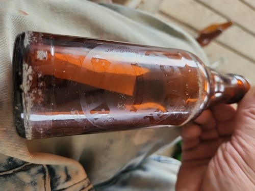 1940s goebel beer - beer, bottle
