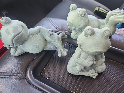 Frog figurine set garden - frog, pc