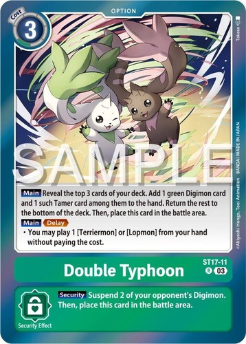 Double typhoon foil - double,