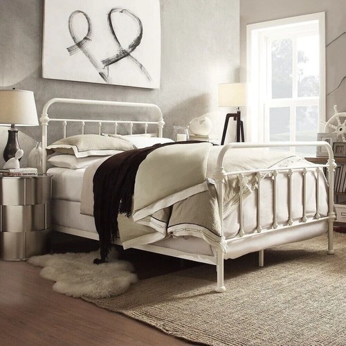 Antique style iron bed frame - iron,