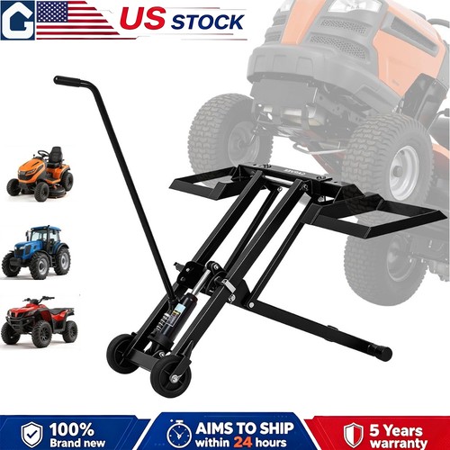 Lawn mower lift hydraulic - mower, jack