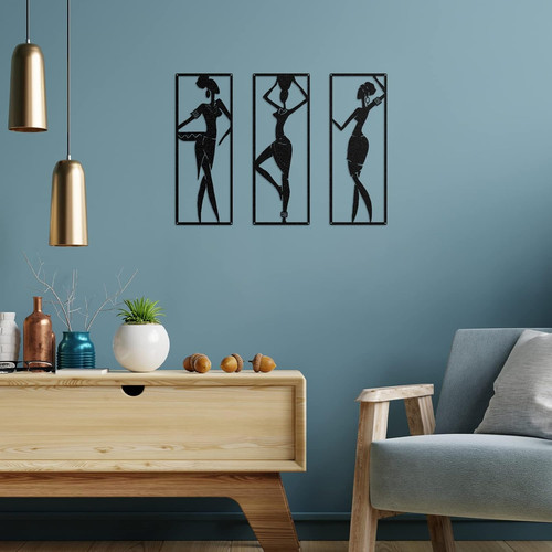 Pieces african women - pieces, metal
