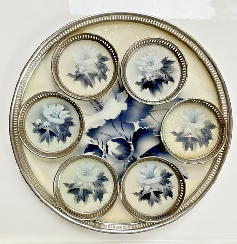 Vtg hibiscus metal - hibiscus,
