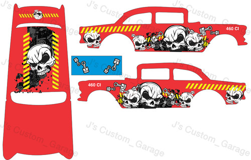 Skulls pistons gasser 64 - 55, 1/64