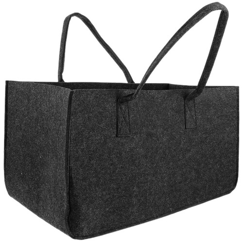 Reusable grey felt storage - storage, bag