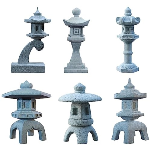 6pcs miniature asian decor - 6pcs,