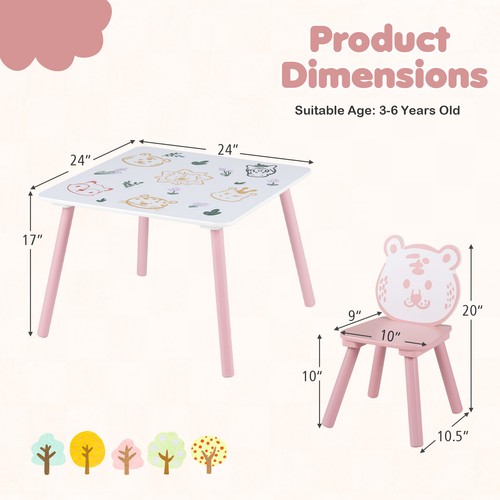 Pieces kids table - pieces, and