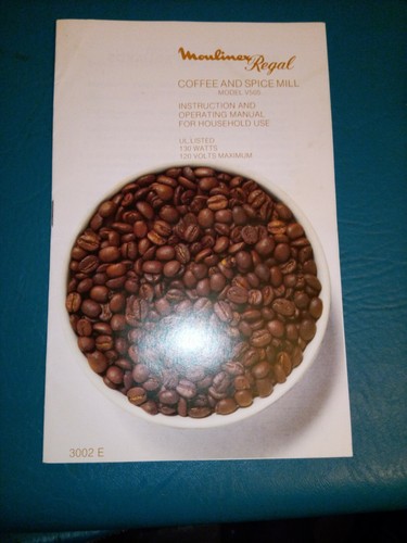 Moulinex regal coffee - moulinex,