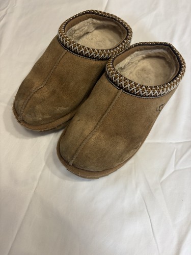 Ugg kids slide brown - brown, suede