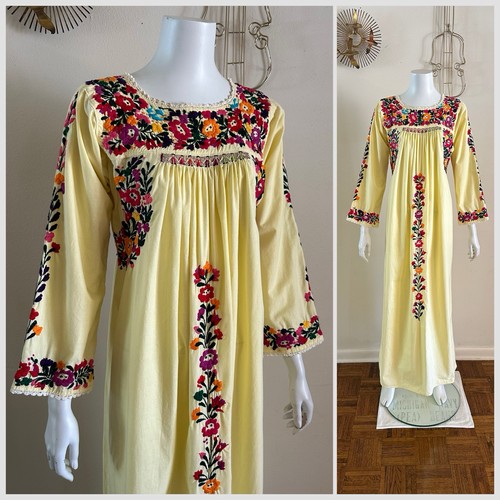 70s long sleeve - mexican, huipil