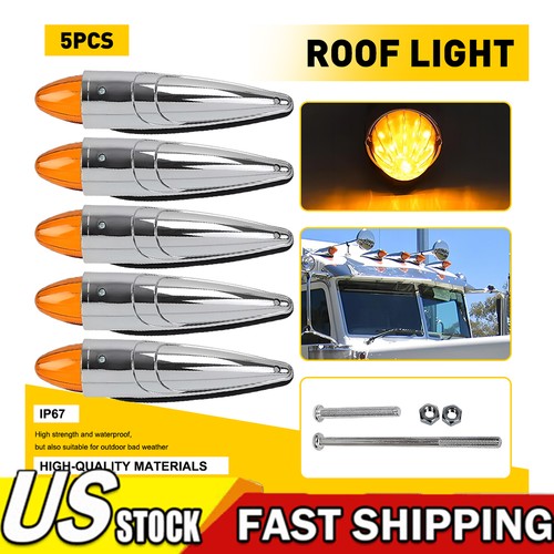 5pcs amber torpedo - 5pcs, cab