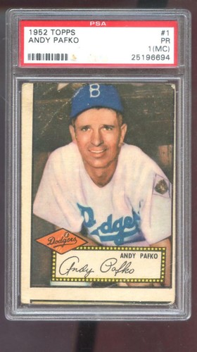 1952 topps andy pafko - 1952,