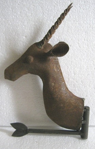 Antique old deer weather vane - deer,