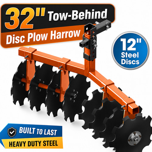 Cut width disc plow - plow, harrow