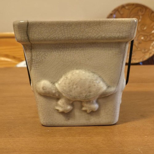 Vintage turtle square ceramic - square,