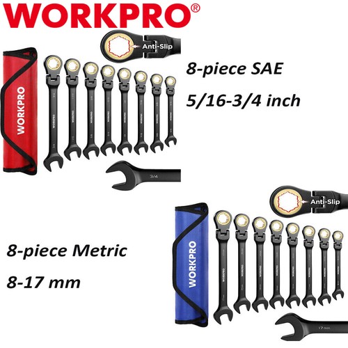 Workpro 8pcs sae metric - 8pcs, sae/metric
