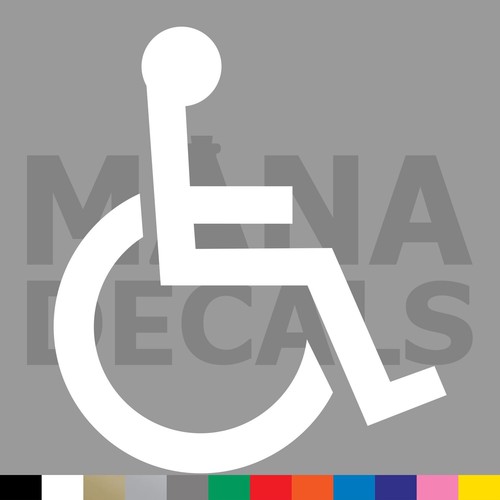 Wheelchair symbol vinyl - vinyl, die