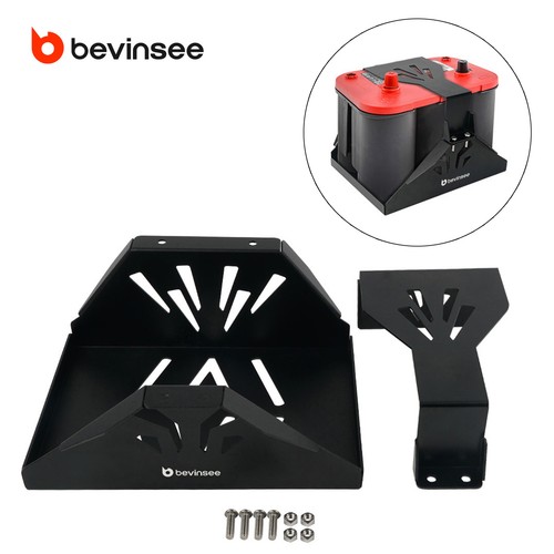 Battery hold down - tray, box