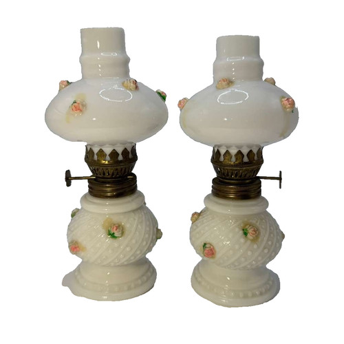 Vtg miniature milk glass - vtg,