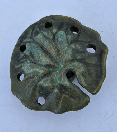 Vintage fulper water lily pad - vintage,