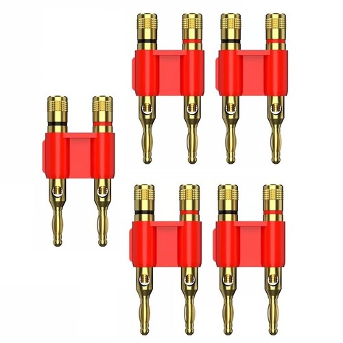 4mm screw dual banana plug - screw,