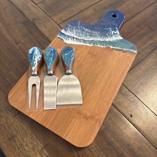 Acacia wood and - and, resin