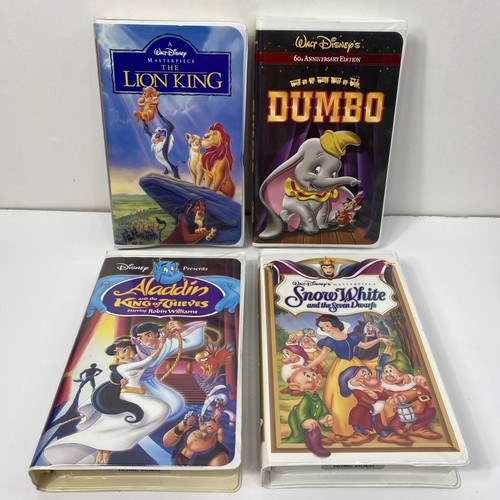 Disney vhs collection lot 4 - disney,