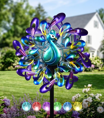Kinetic peacock wind - peacock,
