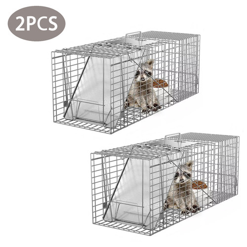 Live animal trap cage - 2x,