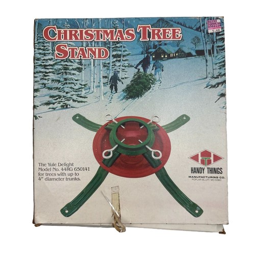Christmas tree stand - stand, vtg