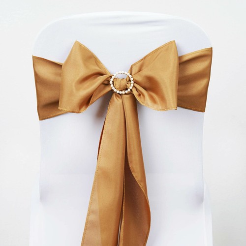 Polyester chair sashes bows - polyester,