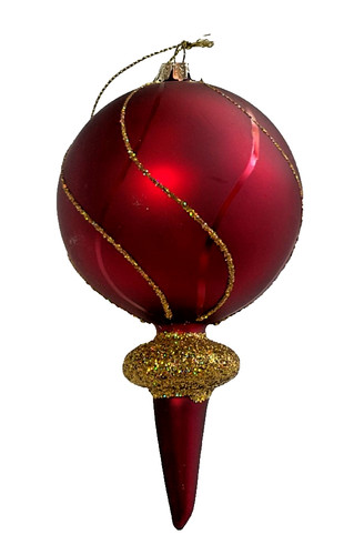 Blown glass red matte - red,