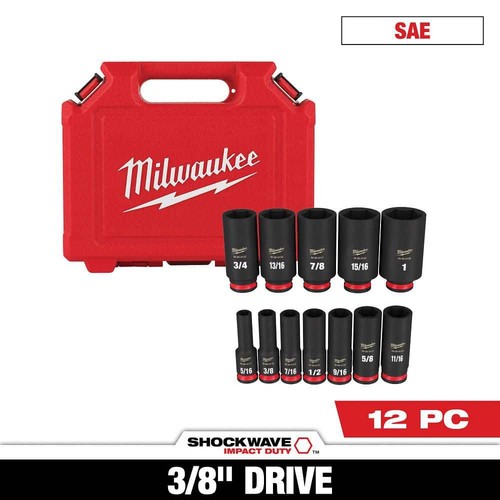 Milwaukee shockwave in - milwaukee, 3/8