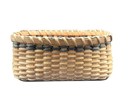 Vintage woven rattan rectangle - vintage,