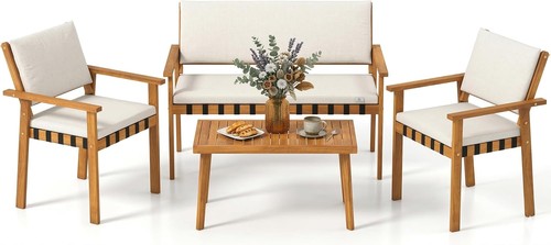 Acacia wood patio - wood, furniture