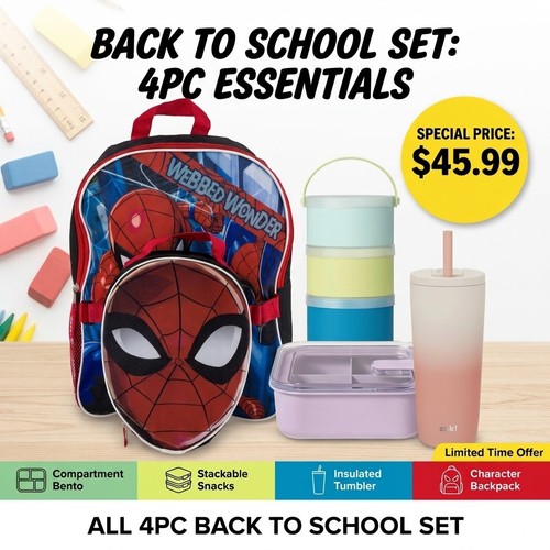 Pcs school supplies set - 4,