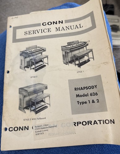 Conn organ service manual - organ,