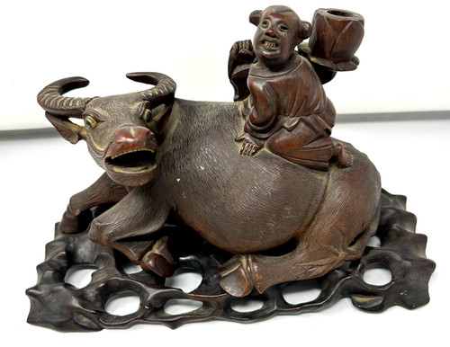 Water buffalo attendant - w/, &