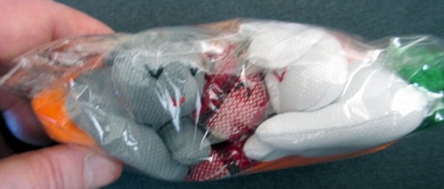 Bunnies dolls carrot bag - bunnies,