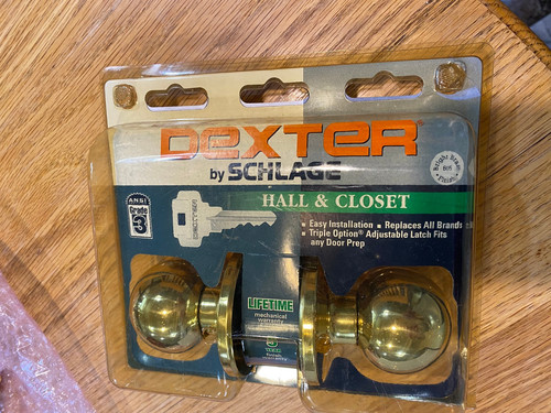 Dexter schlage hall closet - dexter,