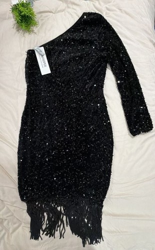 Dasmzper women black sequin - black,