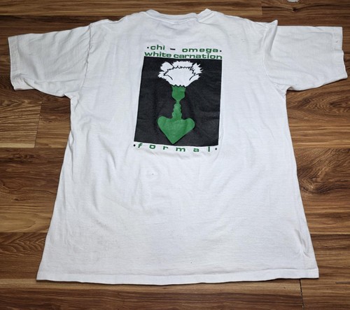 Vintage chi omega white - vintage,