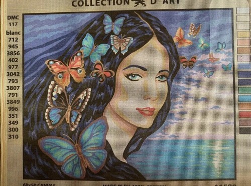 Printed needlepoint tapestry - needlepoint,