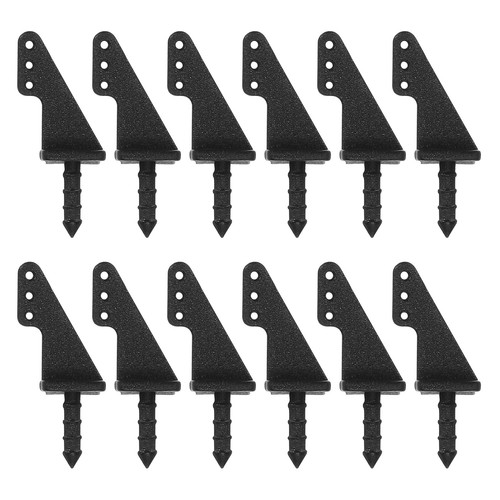 12pcs nylon control horns 3 - nylon,