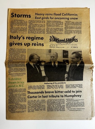 Stars and stripes newspaper - and,