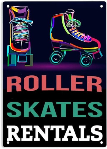 Roller skate rental tin - roller,