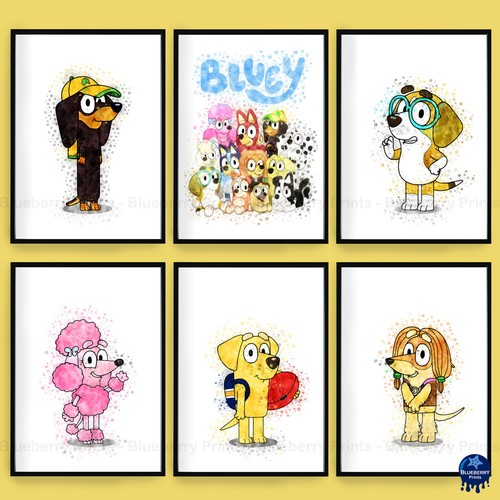 Bluey characters children - bluey, children's