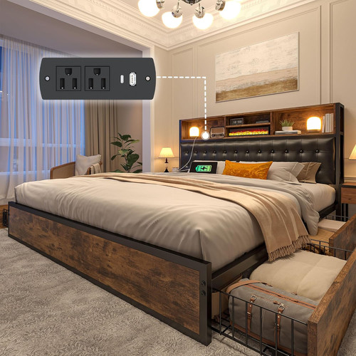 Queen king size bed - king,